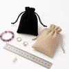 Velvet Velvet Jewelry Pouches Drawstring Closure Drawstring Dust Sachets Gift Packaging