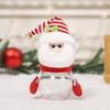 With Lid Christmas Candy Jar Santa Claus Candy Box Cartoon Cute Candy Storage Bottle  Kids Gift
