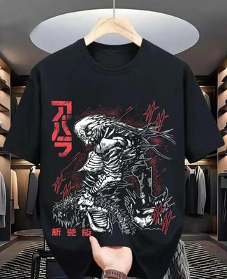 Chainsaw Man T-Shirt Chainsaw Man Anime CSM Denji Power Schwarzes Shirt Alle Größen