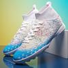 Fashion Unisex Soccer Shoes Outdoor/Indoor Boys Girls Football Boot Professional Futsal Football Training Sneakers