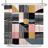 3d Bathroom Curtains Colorful Geometry Shower Curtains Waterproof Polyester Fabric With Hooks Home Decor Washable Bath Curtain