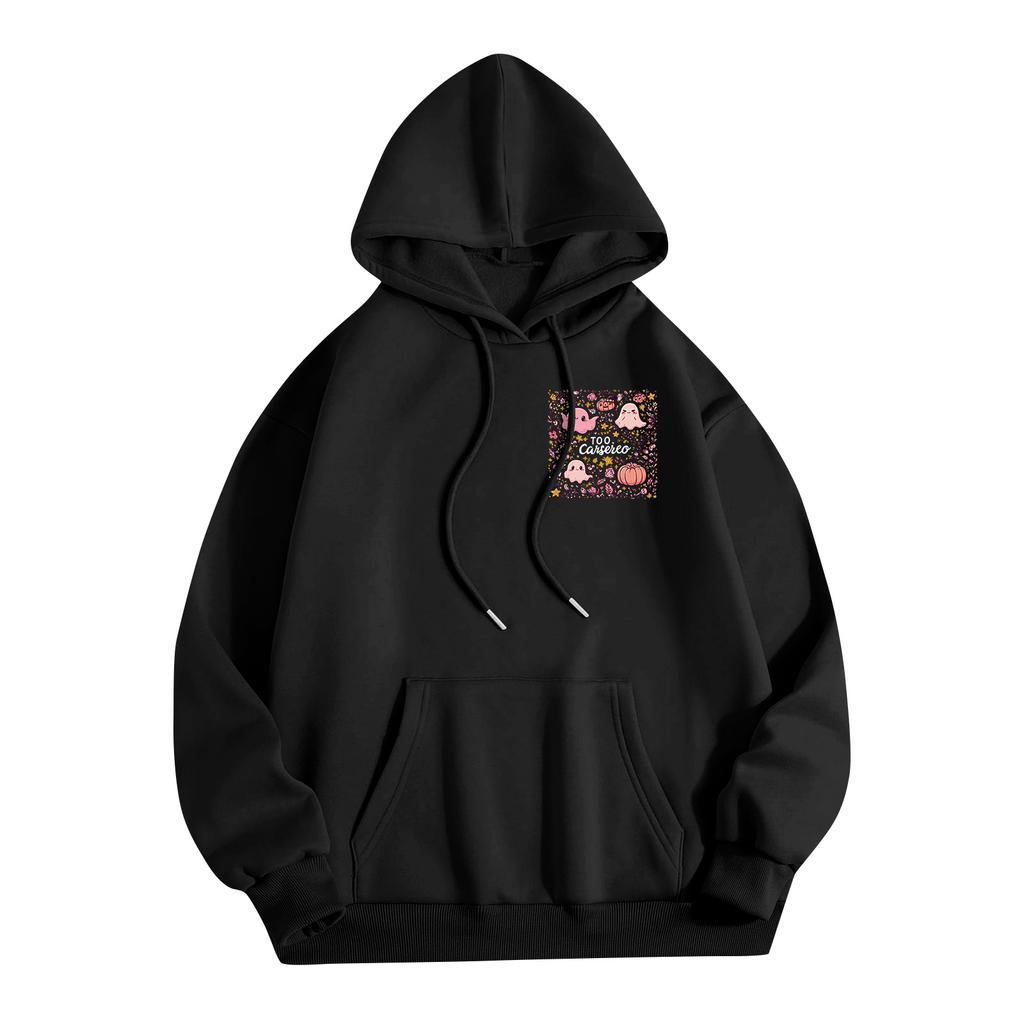 Children's Casual Fashion Halloween Print Long-Sleeved Hooded Sweatshirt