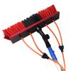 Portable Telescopic Solar Panel Cleaning Brush with Water Flow
