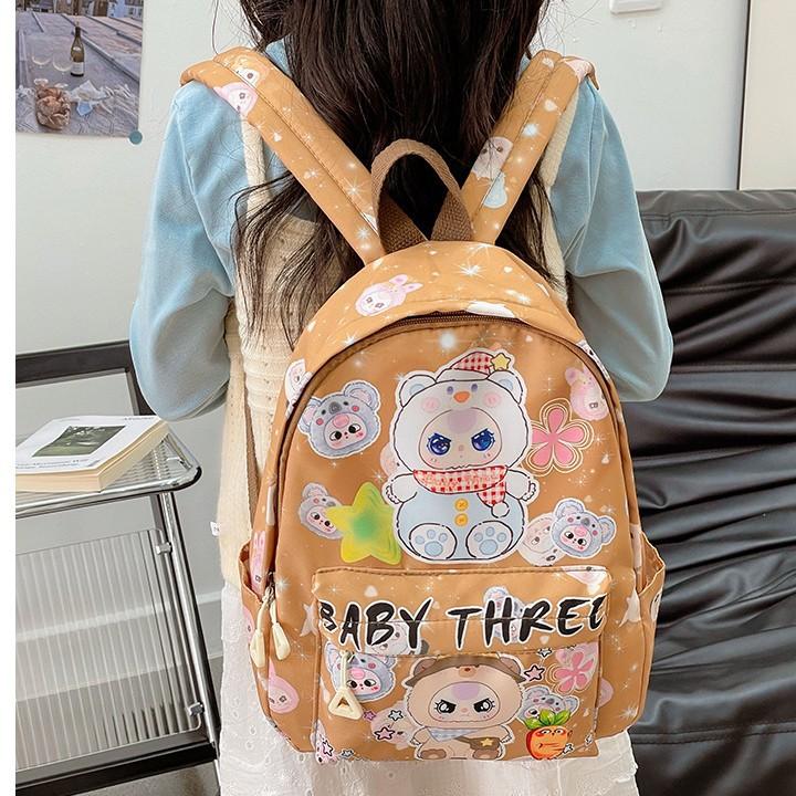 Children's Backpack POP MART Cute Baby Backpack Boys and Girls Cartoon Kindergarten School Bag