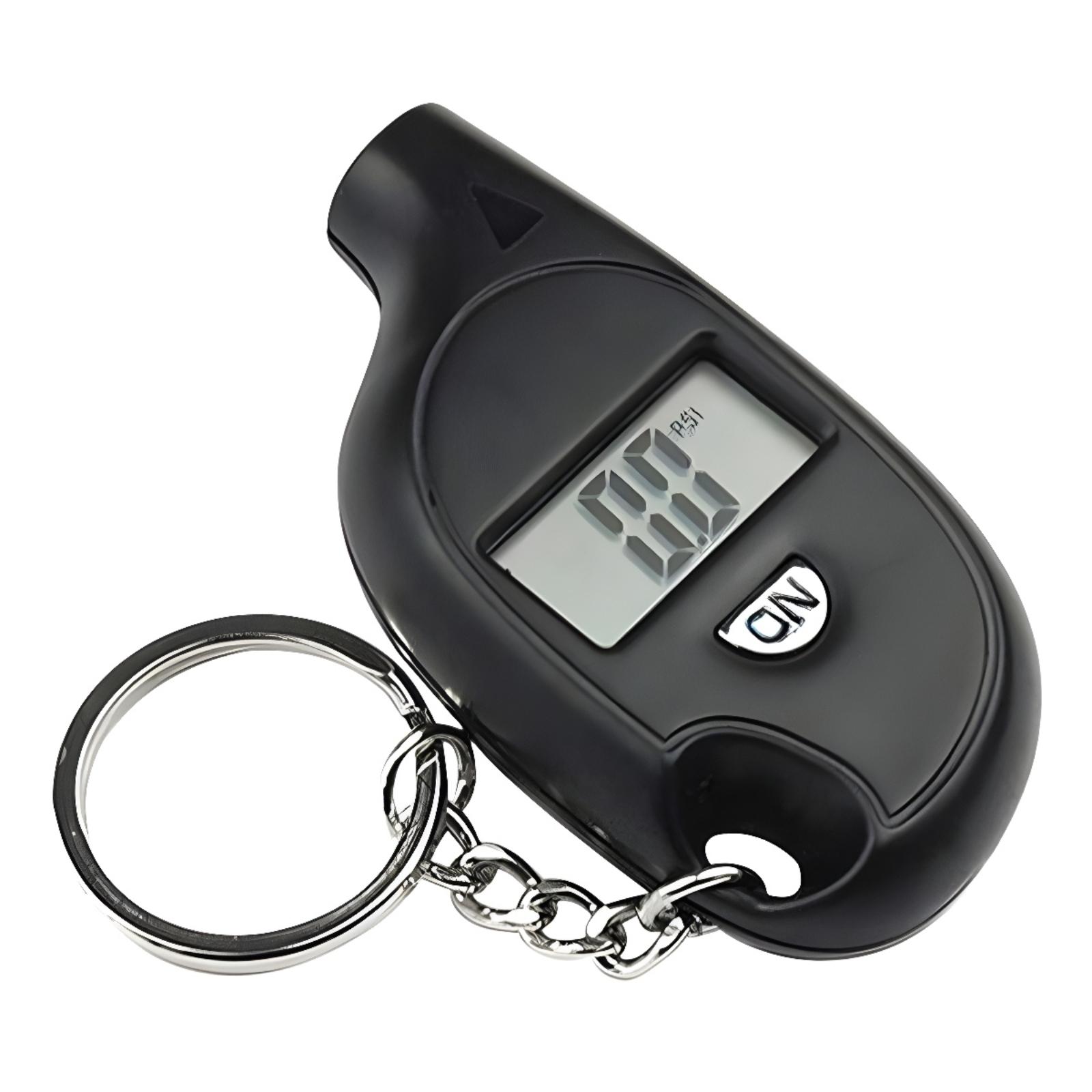 Брелок-манометр для шин Цифровой дисплей Манометр для шин Манометр для шин Измерение давления в шинах автомобиля One Size