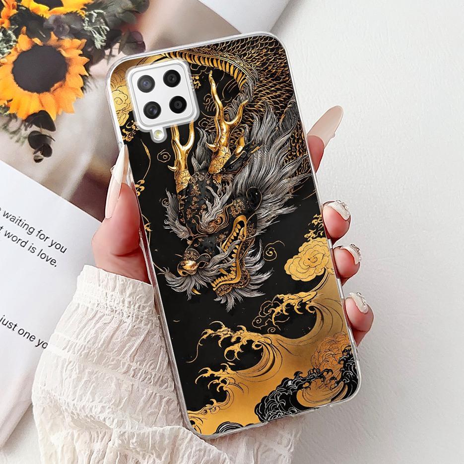For Samsung Galaxy A22 4G Case Coloful Flowers Painted Cover Soft Slim Phone Case For Samsung A22 A 22 Galaxy A42 5G Fundas Bags
