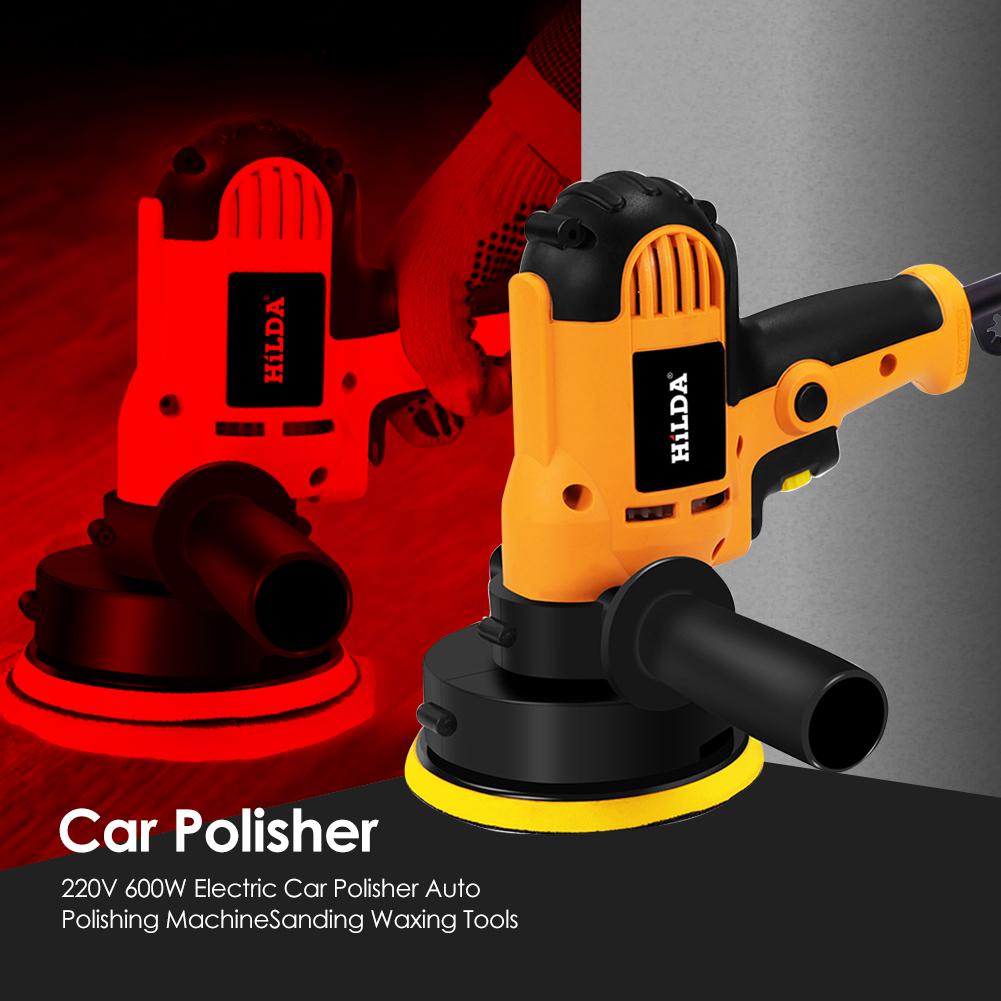 Electric Car Polisher Machine 3500rpm Mini Automobile Polisher 600W Multi-Purpose Adjustable Speed Car Scratch Repair Tool