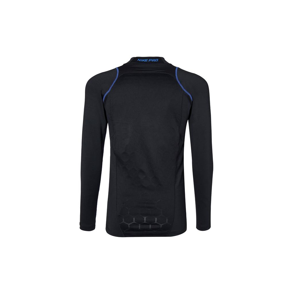 Nike Sports Training Fleece Quick-Dry Long Sleeve Compression Top Men Tops Black 826600-011