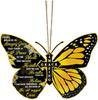 Enchanting Acrylic Vintage Butterfly Car Pendant Decorative Piece For Festive Occasions
