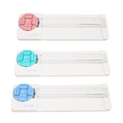 4 In 1 Paper Cutter Straight Curved Dotted Creasing Line Versatile Craft Trimmer with 45 To 90 Degre
