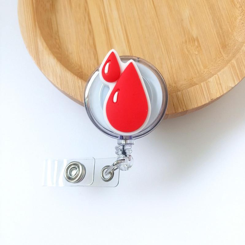 Cute Ambulance Retractable Nurse Badge Reel Clip Cartoon Medicine Doctor Students IC ID Card Badge Holder