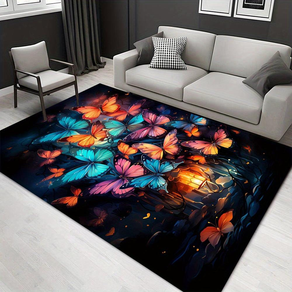 

1pc 19057996480 Pattern Carpet, Area Rug For Living Room Bedroom Room Bed Chair Laundry Entryway Corridor Yard Non-slip Outdoor Camping Rug 60cm by 90cm