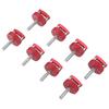 Quick Relse Thumb Screw Aluminium Alloy Red Hard Top Quick Removal Fastener Thumb Screws with Integrated D