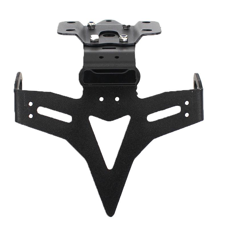 Compatible Yamaha MT07/FZ-07 (2014-2024) Stainless Steel License Plate Holder with Light