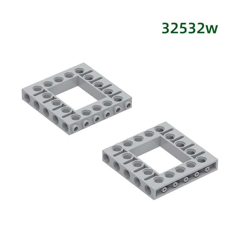 Non-Toxic Moc 1Pcs Special 32532W Square With 5 Holes Building Blocks Kit Castle Connector Board Bricks Particle Idea Toy Children Gifts