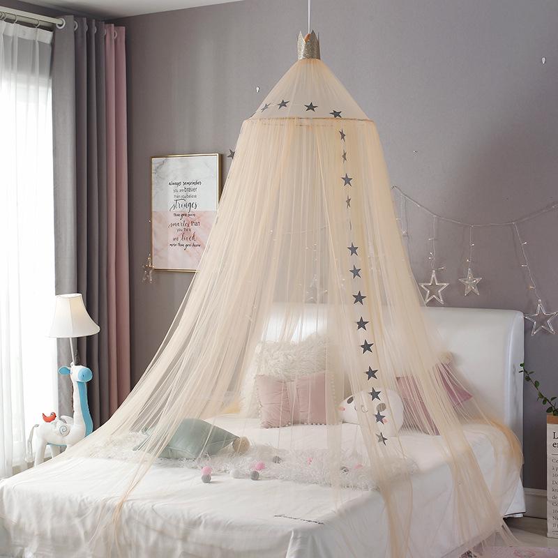 Children's Princess Bed Canopy Mosquito Net Tent – Creative, Breathable Hanging Dome Bed Curtain