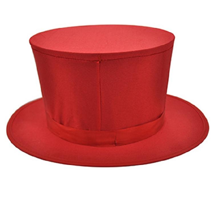 Cosplay Fedoras Cap Flat Top Hat Adult Unisex Magician Hat Masquerade Balls Cap