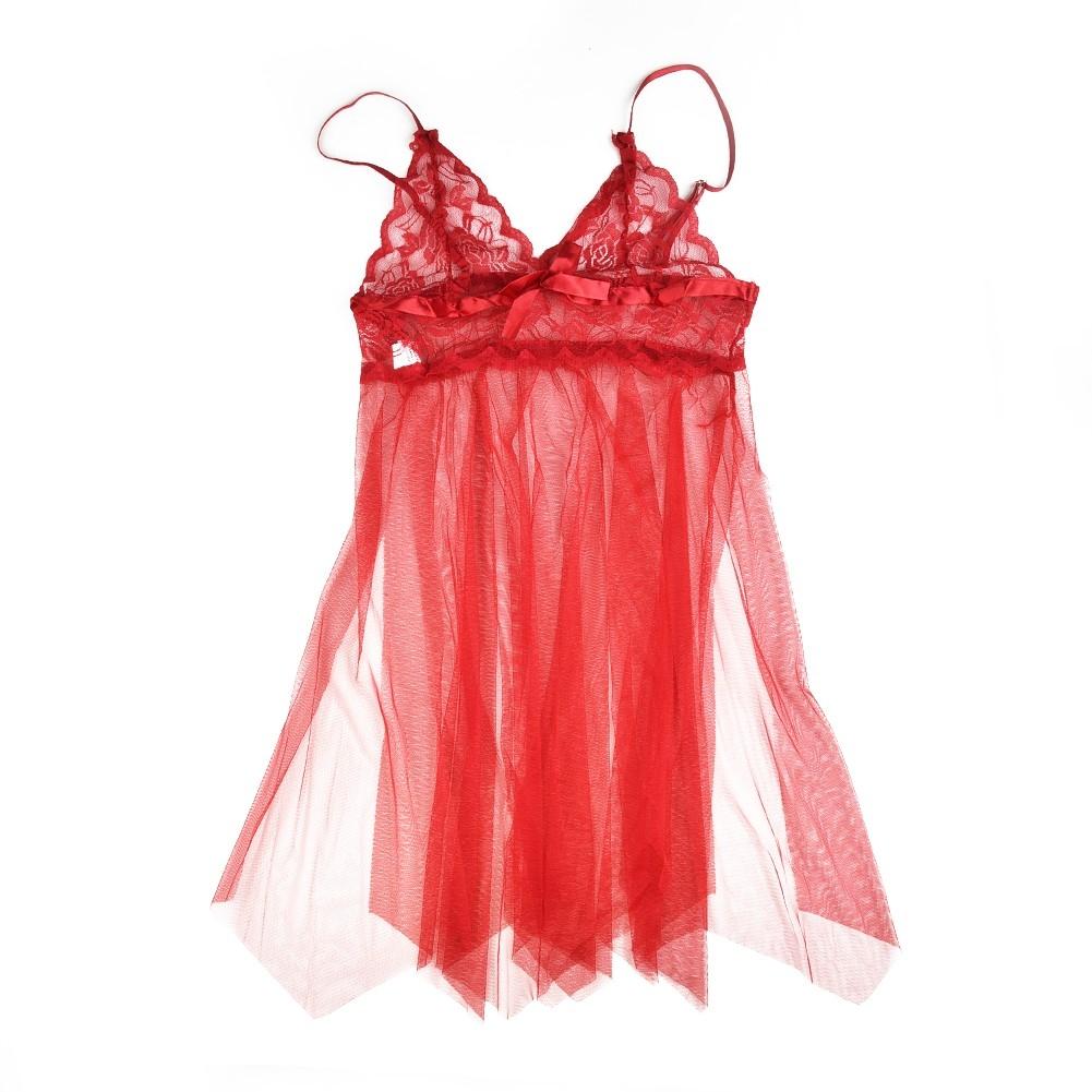 Lingerie Nighty G-String Women Sexy Underwear Valentine Intimates Ladies
