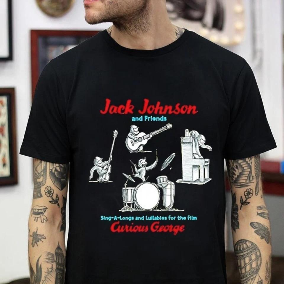 Jack Johnson Sing Graphic Gift For Fans Men Unisex Black Shirt CM169 Unisex T-Shirt XXXXL