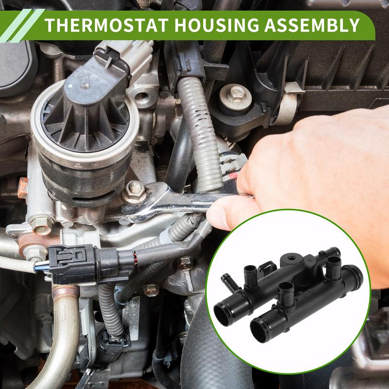 X Autohaux Engine Coolant Thermostat Housing Assembly for Renault Clio Master for Vauxhall