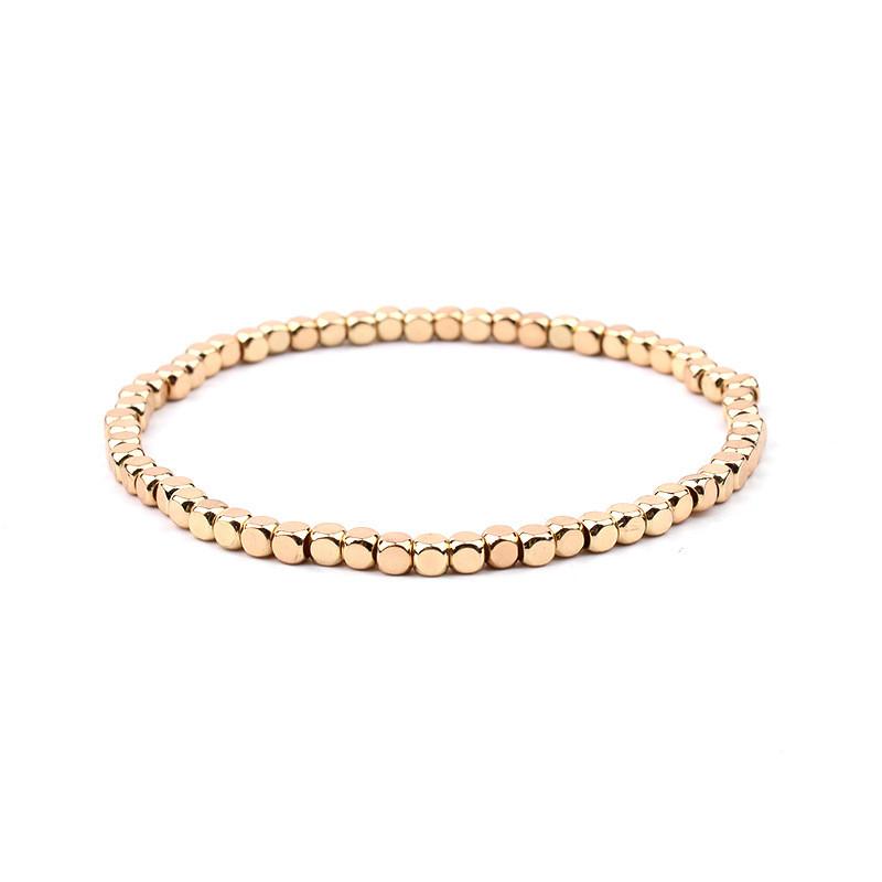 1PC Crystal Dainty Beaded Bracelet Delicate Bracelets Pale Elastic Faceted Stretch Bracelet Anklet Women Fashion Jewelry