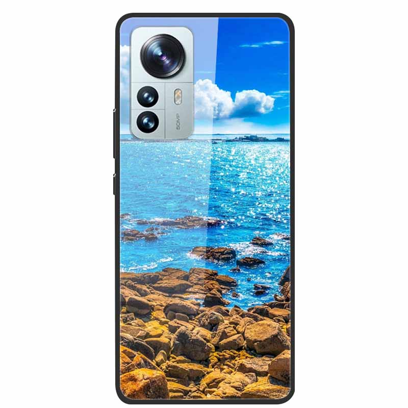 Tempered Glass Cases For Xiaomi 12T 5G Case Hard Phone Back Cover for Xiaomi 12T Pro Protection Shells Mi 12 T 12TPro 2022 Cool