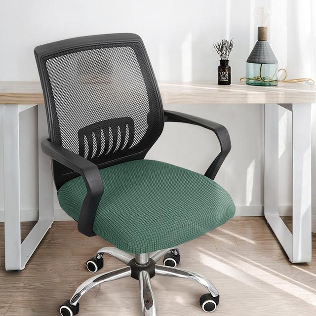Office Seat Cover Thickened Simple Chair Cover Elastic Home Stool Cover Fabric General Computer Swivel Chair Cover