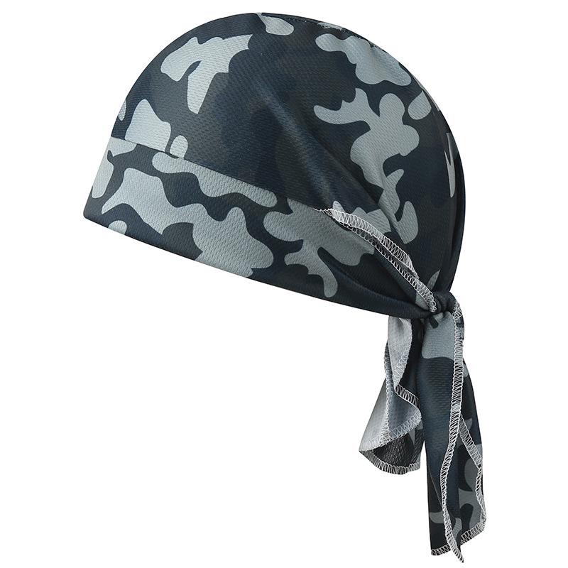 Cappello da Pirata Camouflage Traspirante Unisex Primavera/Estate & Fascia per Capelli Fitness