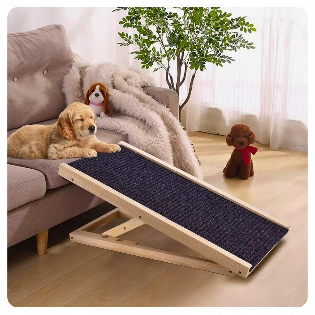 Ramp Stairs Folding Platform For Climbing For Dogs And Cats 2-Level Adjustment
