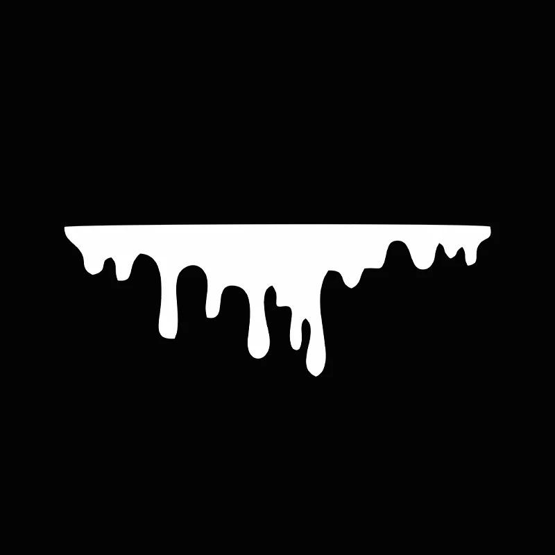 LYKX Rote Bluttropfen Aufkleber Auto Halloween Thema Styling Dekorativ Glas Auto Scheinwerfer Aufkleber Wasserdicht Stoßstange