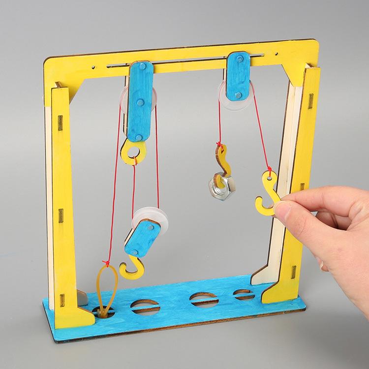 DIY Bloki bloczkowe Studenci Technologia parowa w klasie Mała produkcja Eksperyment naukowy z fizyki Materiały do oszczędzania pracy