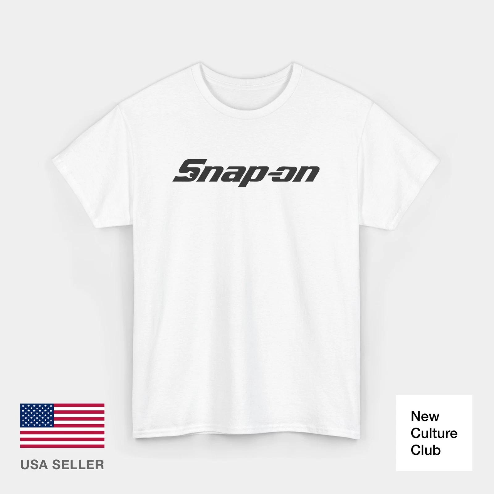 Snap Tool Unisex Black Text Workwear Merch Inspired Design Heavy Cotton Tee 2XL