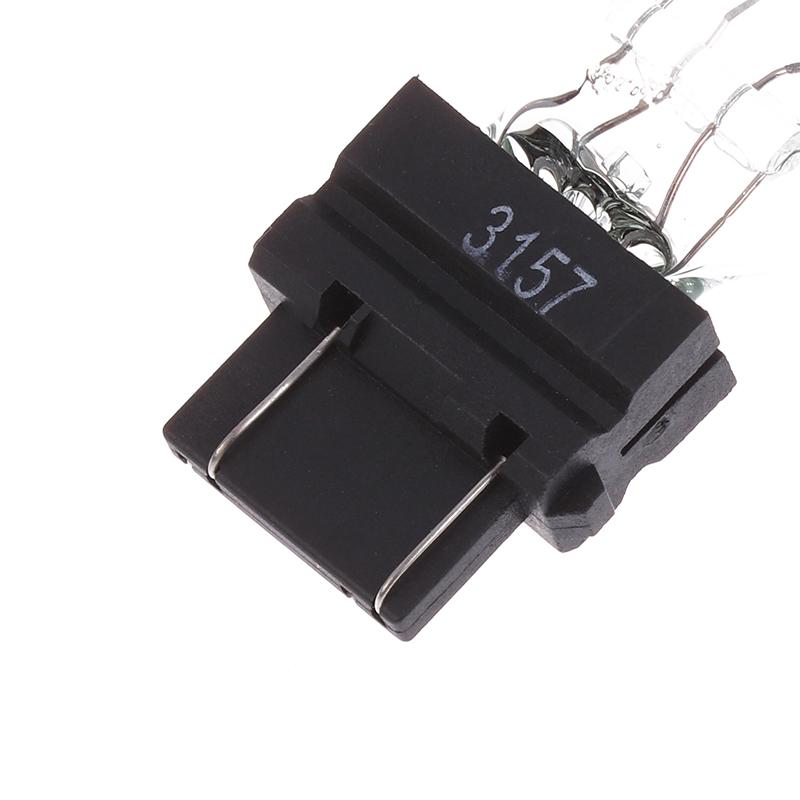 2Pcs 3156/3157 12V 21/5W Led Bulbs Clear Shell Tail Signal Light Bulbs Replacement Car Tail Brake Light Backup Reverse Lamp