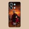 Fate Rin Tohsaka Phone Case for Xiaomi POCO M6 M5 M4 M3 X7 X6 X5 X4 X3 F6 F5 F4 Pro GT 5G Black Smartphone Cover Cellphones