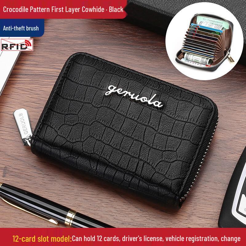 GERUOLA Men s Genuine Leather Card Holder