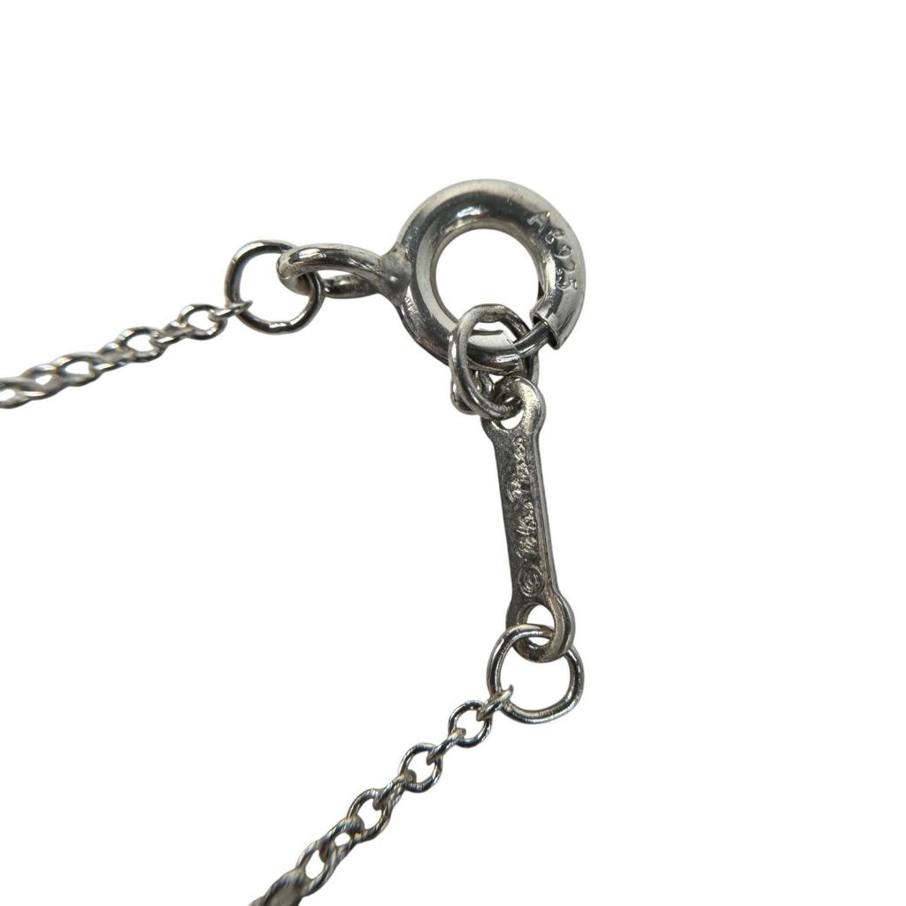 Used Tiffany Tiffany Loving Heart Necklace Silver 925 Women's