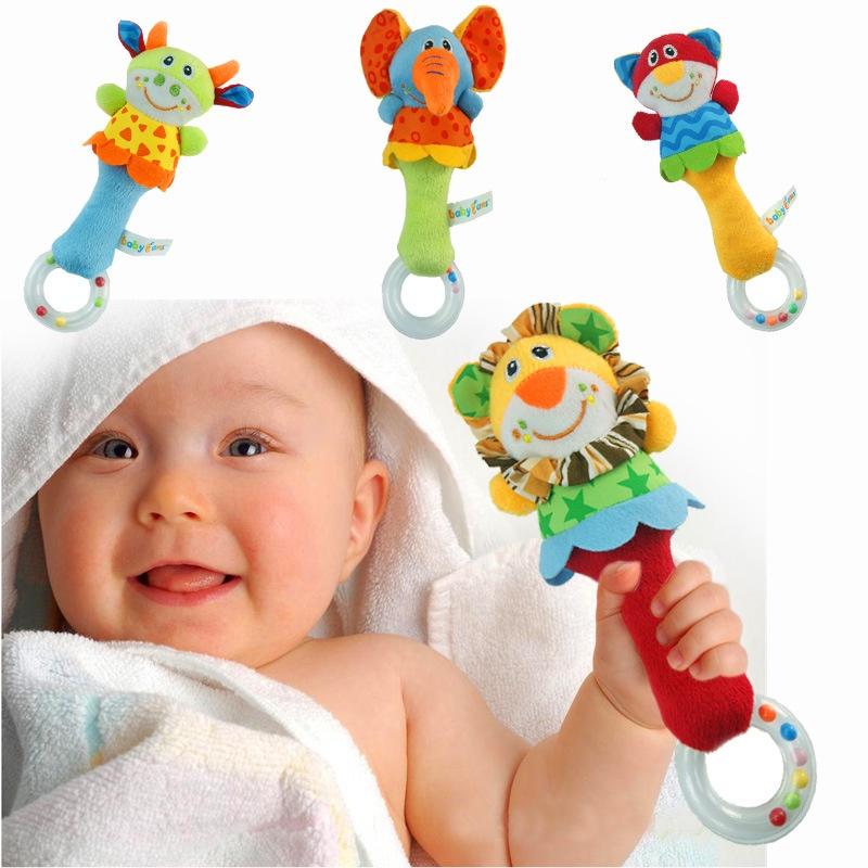 Babyfans Plush Animal Shaker With Colorful Beads Perfect For Sensory Development, Hand-eye Coordination, And Interactive Play