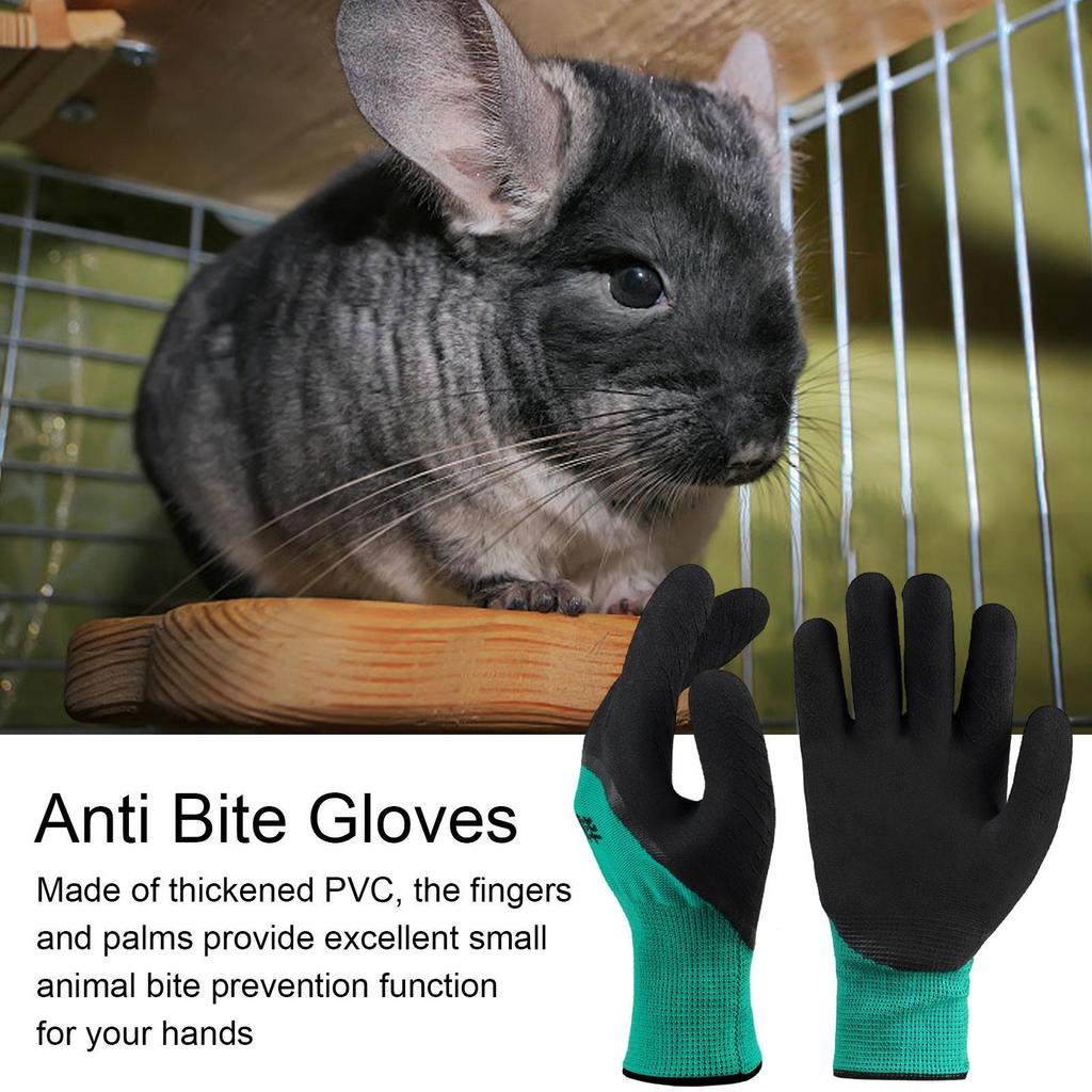 Bite Proof Mittens 1 Pair Insulated Safe Touch Thickened Mittens Hand Protection Mittens for Small Animal Pet Multifunctional