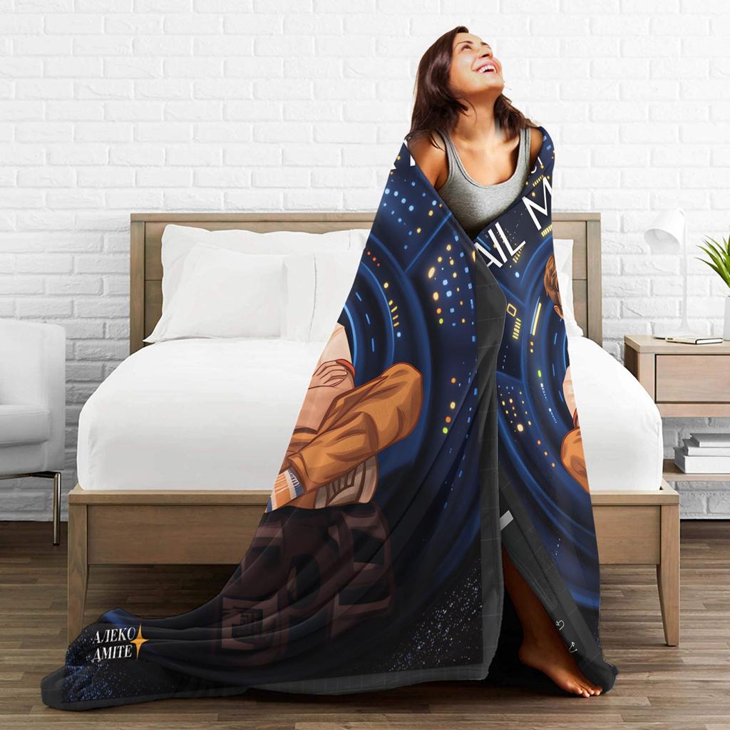 Project Hail Mary Flannel Blanket Warm Bedding Throws For Couch Bed Decorative Funny Bedspread Sofa Bed Cover