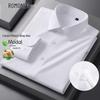 ROMON Men's Long Sleeve Wrinkle-Free Dress Shirt