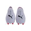 Puma Ultra Pro High-End High-Top Casual Comfortable Breathable MG (Rubber Short Studs) Fabric Soccer Shoes Men soccer shoes White Red 107508-01