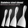 Premium Polished All-Stainless Steel Scraper Tool for Drywall Finishing,Professional Grade Putty Blade for Scraping Paint
