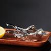 Stainless Steel Bird Shape Lemon Squeezer, Manual Fruit Juicer Press with Tea Strainer for Home Kitchen