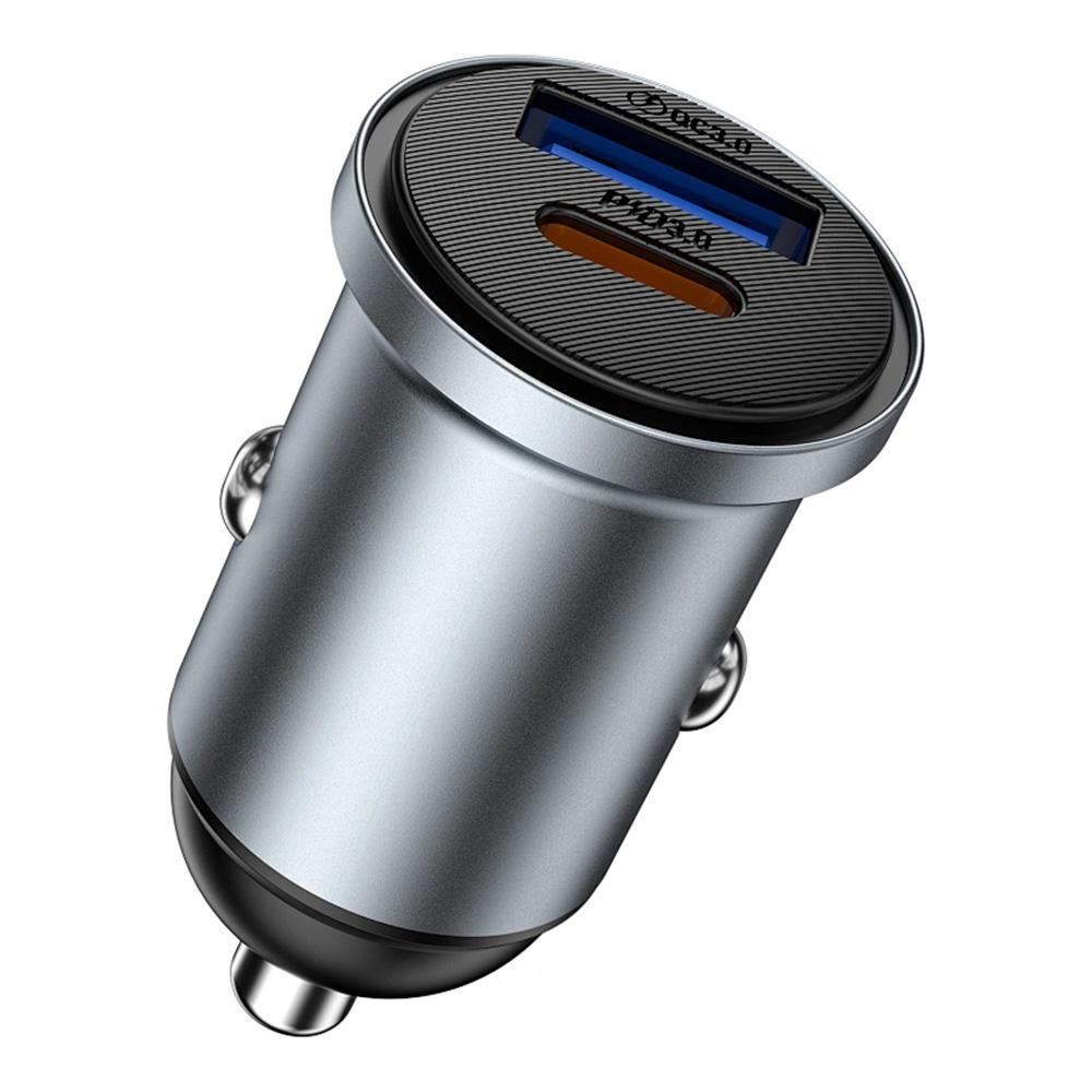 

WIWU Wi-CC030 Nano Lite 35W USB-C + USB Car Charger PPS Fast Charging Dual Port Adapter A