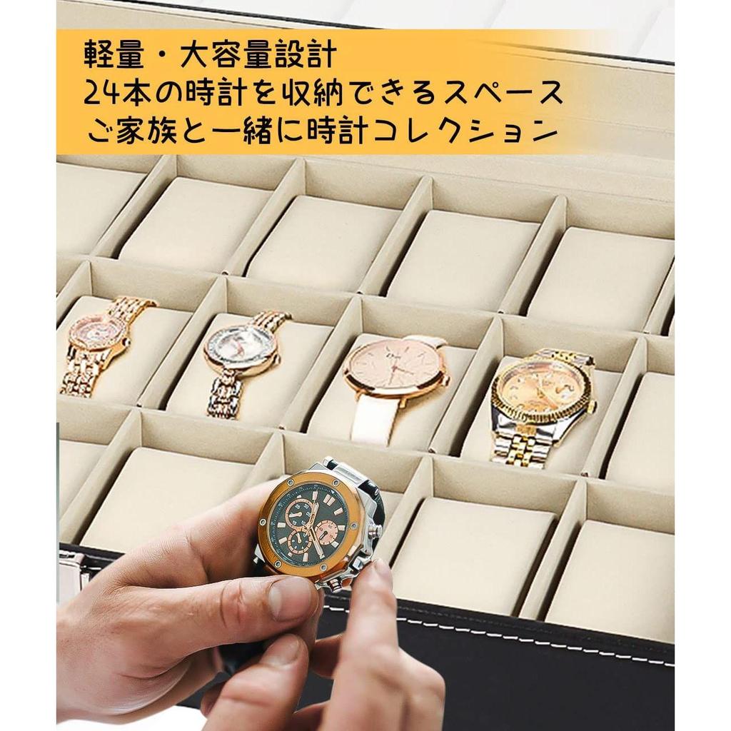 Used [Limited Quantity] QuiExact Watch Storage Case with Transparent Window Watch Box Collection Case Watch Storage Watch Box Accessories Storage