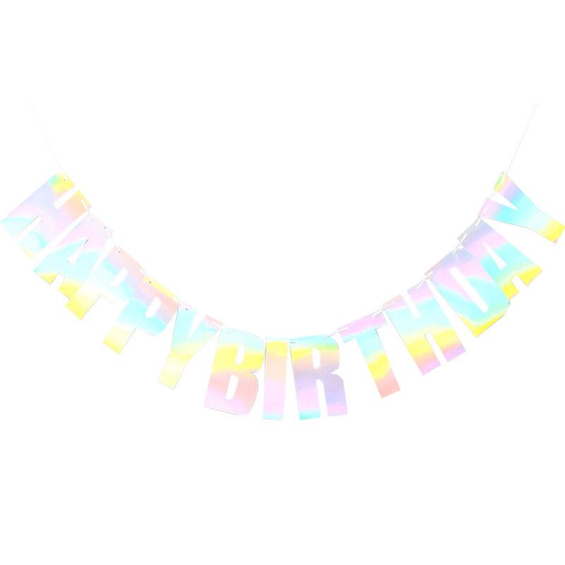 Colorful Happy Birthday Banner - Children's Party Decoration