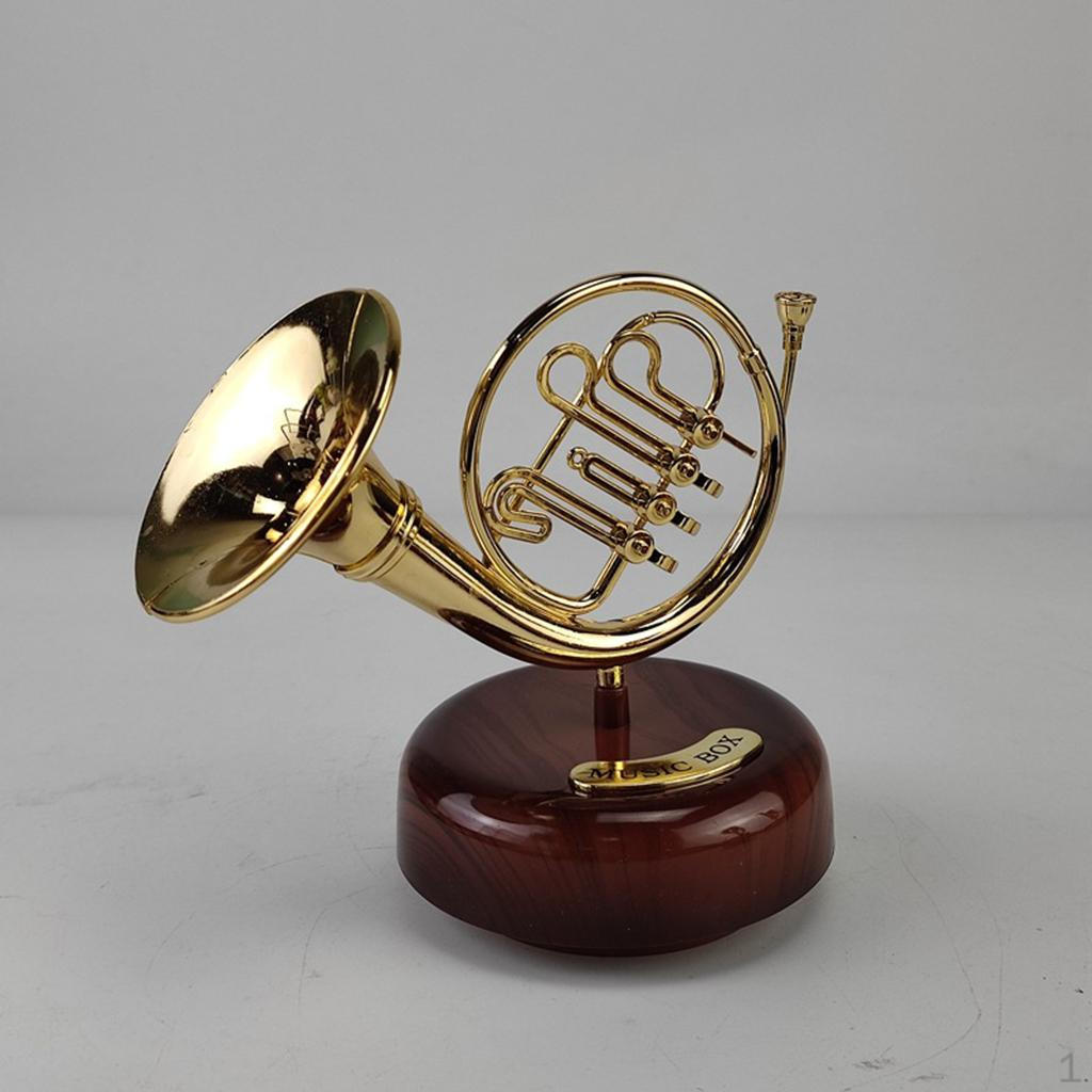 Creative Classical Musical Instrument Music Boxes Miniature Vintage for Year Gift Birthday