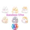 Random Blind Box Cute Fatty Milky Soft Hamster Flocking Plush Dolls Squeeze Anti Stress Relief Squishy Collect Ornaments