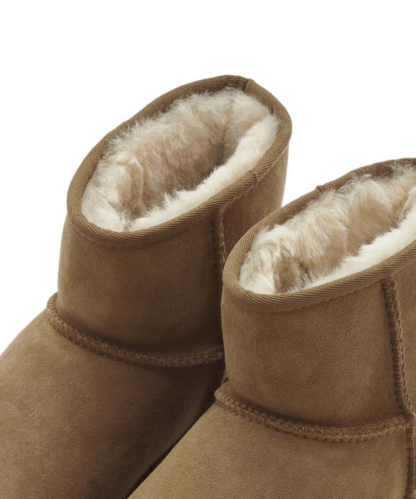 Ugg Ugg Overlock Stitch Mini Boots (Classic Mini Ii) W - Chestnut / 1016222Che