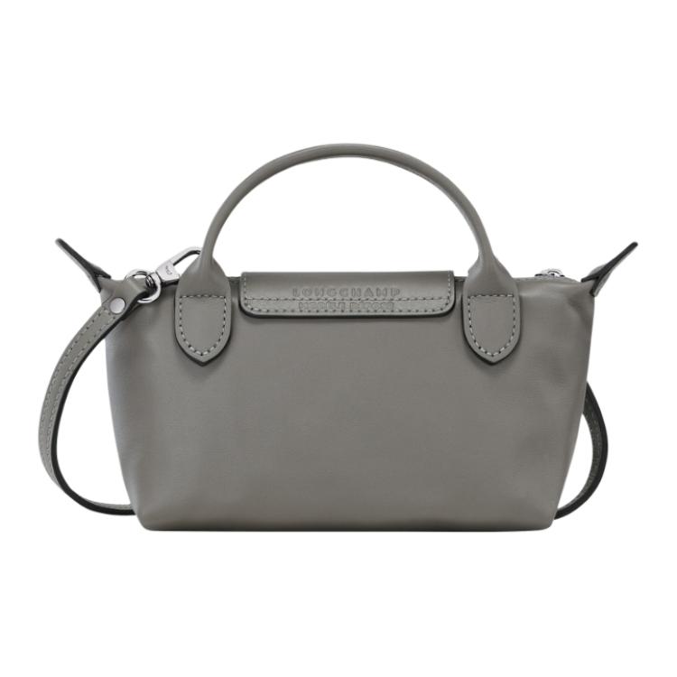 Longchamp Le Pliage Xtra Logo Embossed Adjustable Detachable Shoulder Strap Snap Closure Leather Mini Shoulder Crossbody Bag Women Bags 34205987P55